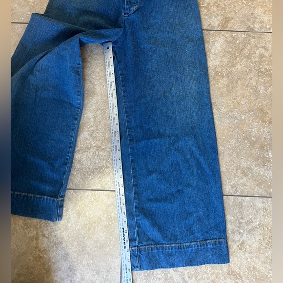 The GREAT the seafair jean, high waist wide leg - blue grass wash Size 28 - Picture 10 of 13